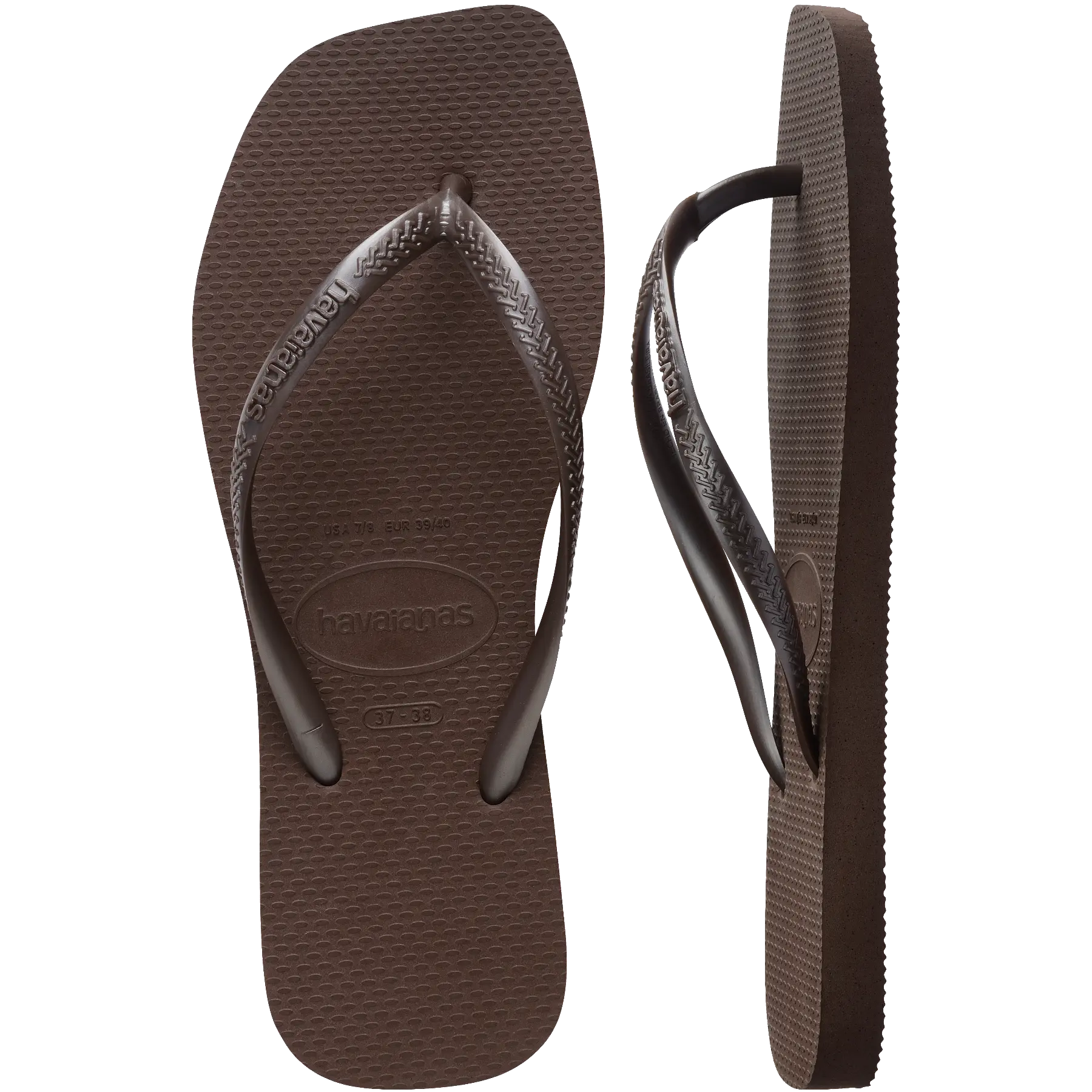 Women's Slim Square Flip Flops - Image 2