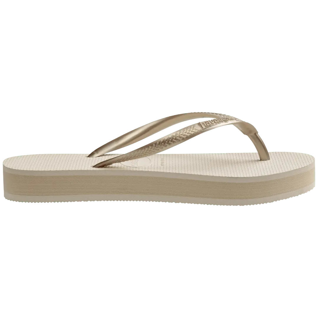 Women's Slim Flatform Flip Flops - Image 3