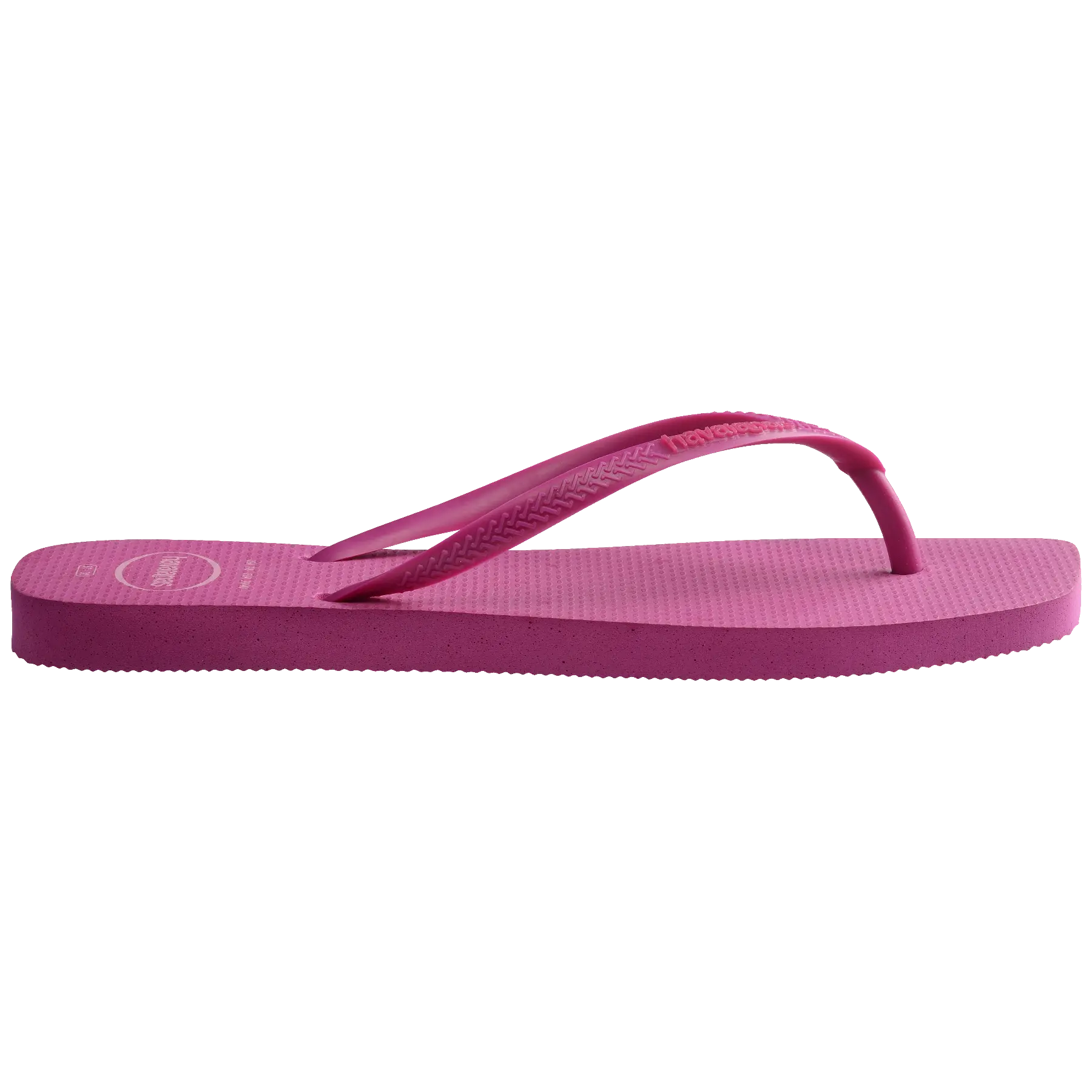 Women's Slim Square Logo Pop Up Flip Flops - Image 5