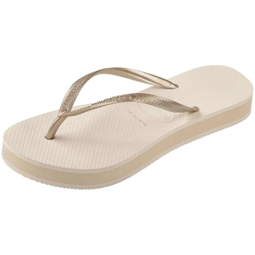 Women's Slim Flatform Flip Flops - Image 2