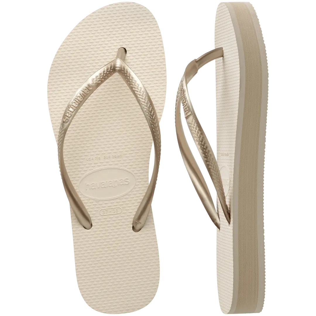 Women's Slim Flatform Flip Flops - Image 5