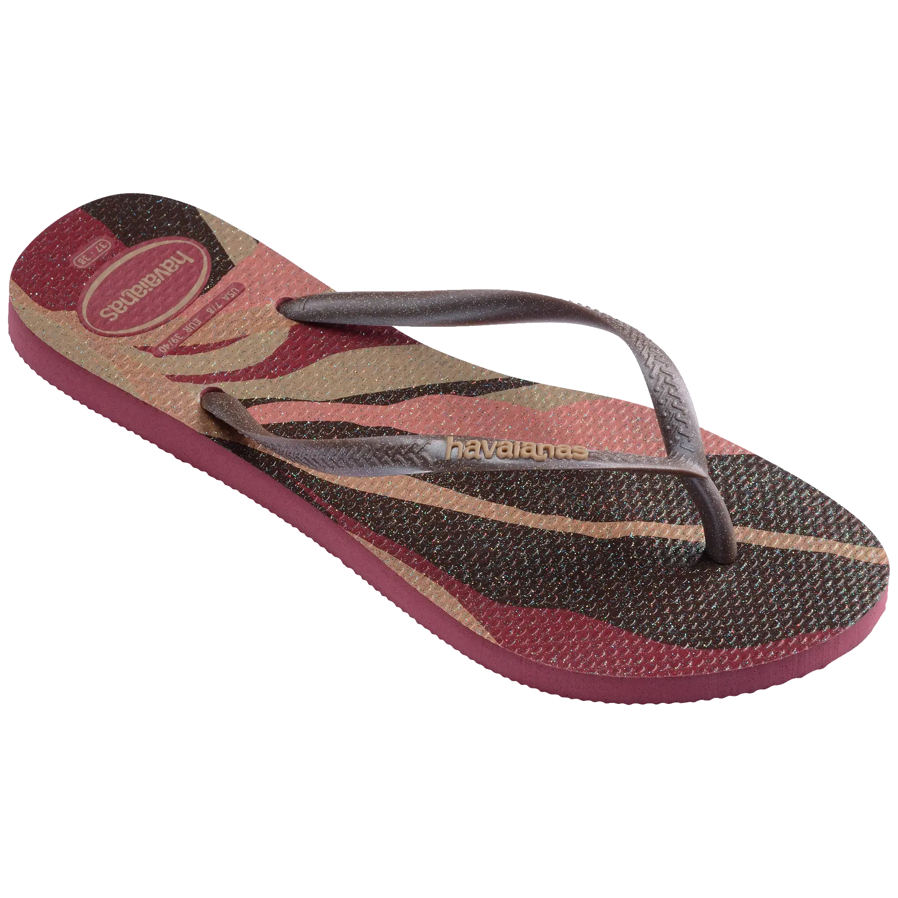 Women's Slim Palette Glow Flip Flops - Image 4