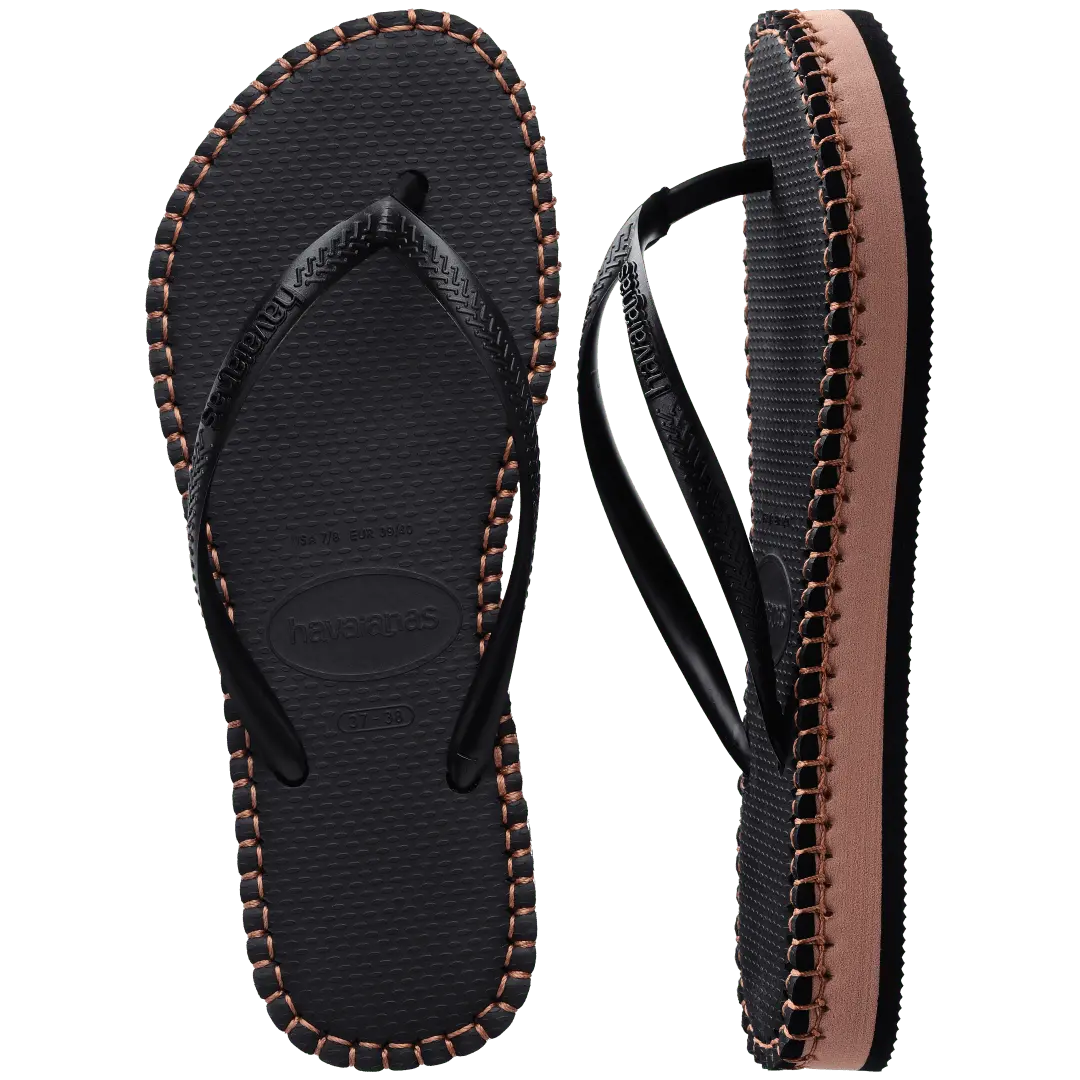 Women's Flatform Loop Slim Flip Flops