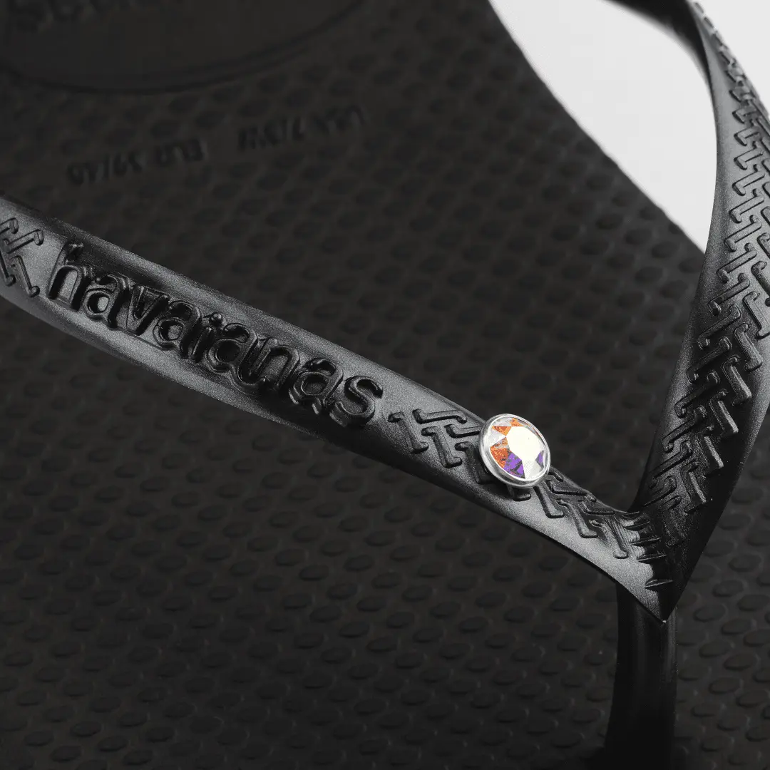 Women's Slim Crystal Flip Flops - Image 5