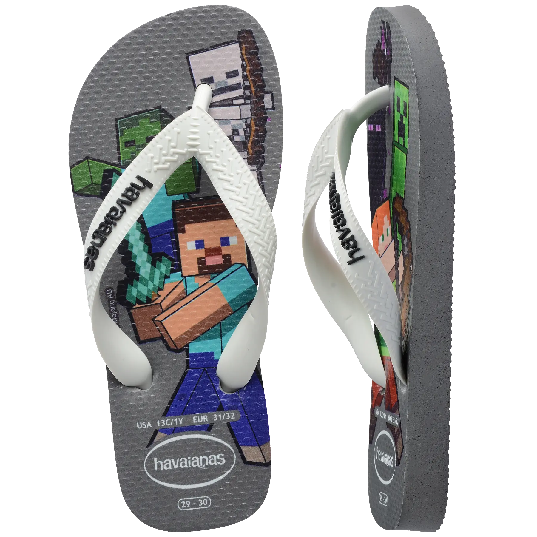 Kids' Minecraft Top Flip Flops - Image 2