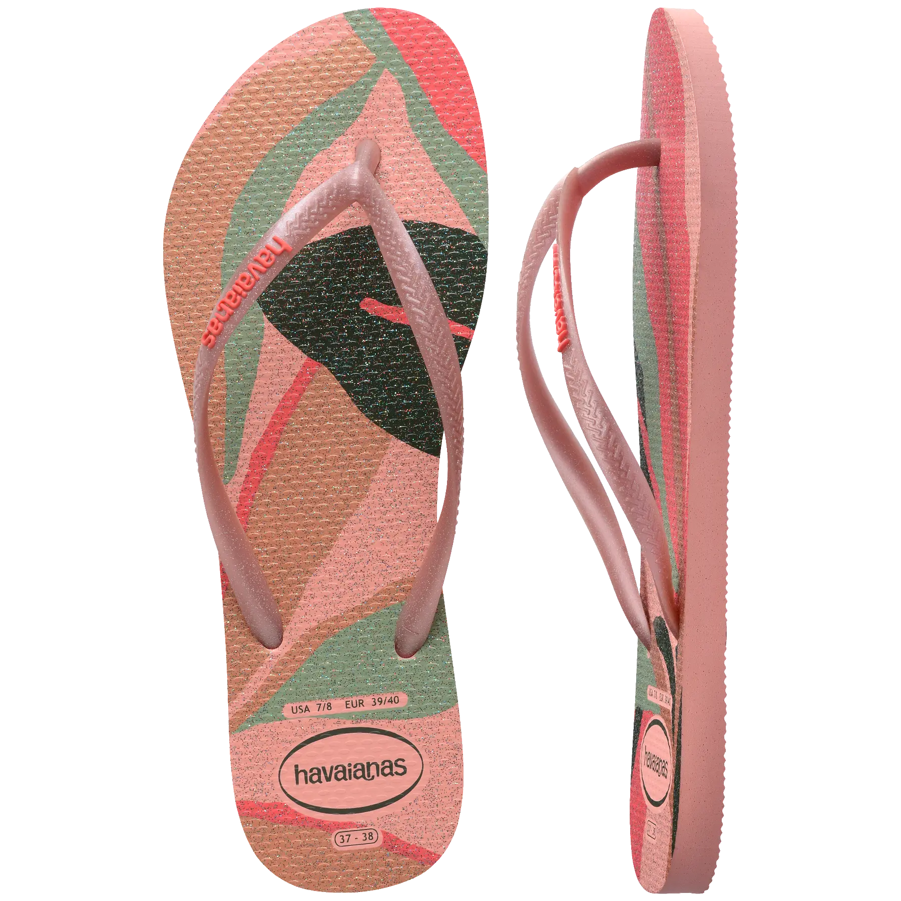 Women's Slim Palette Glow Flip Flops - Image 3