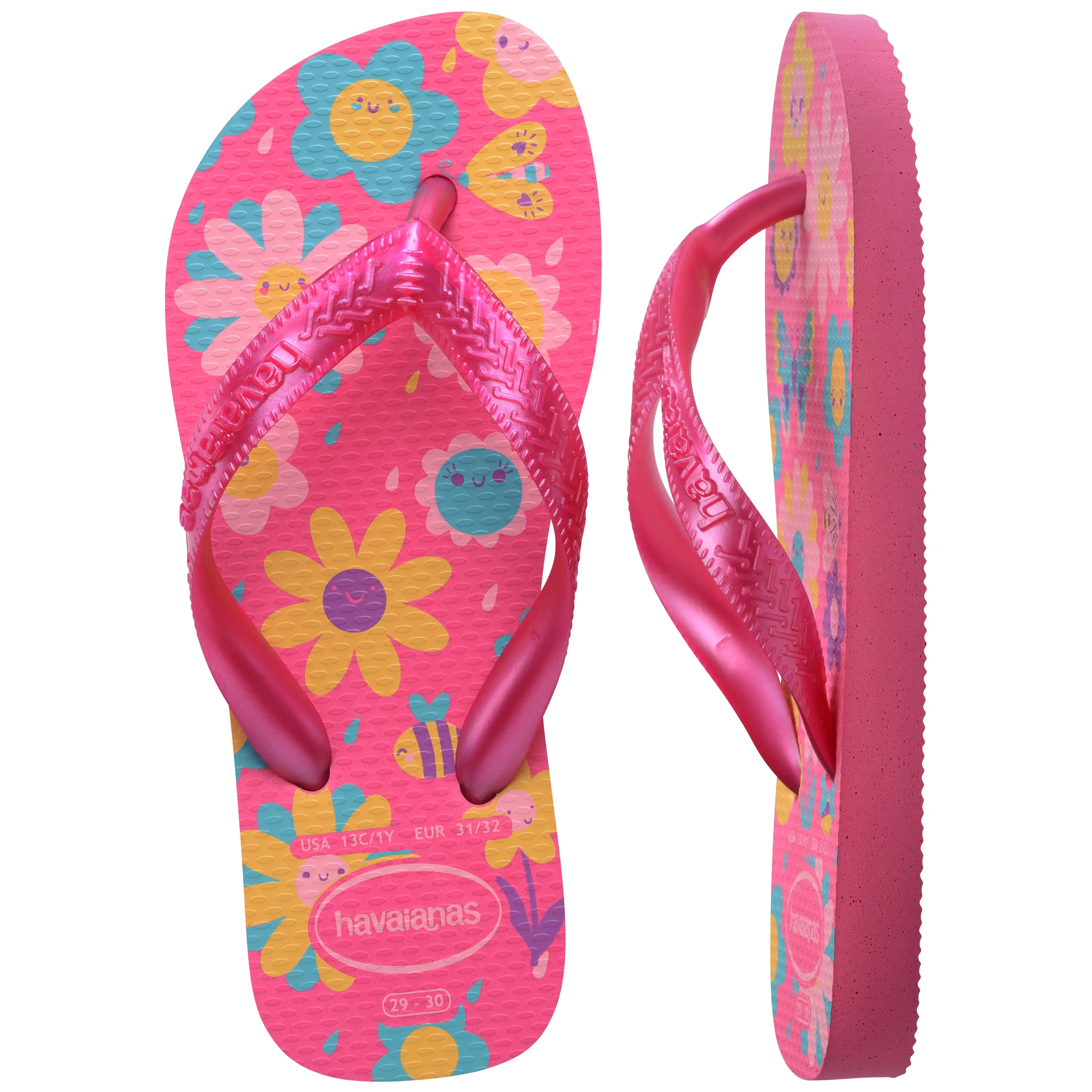 Kids' Flores Top Flip Flops - Image 2