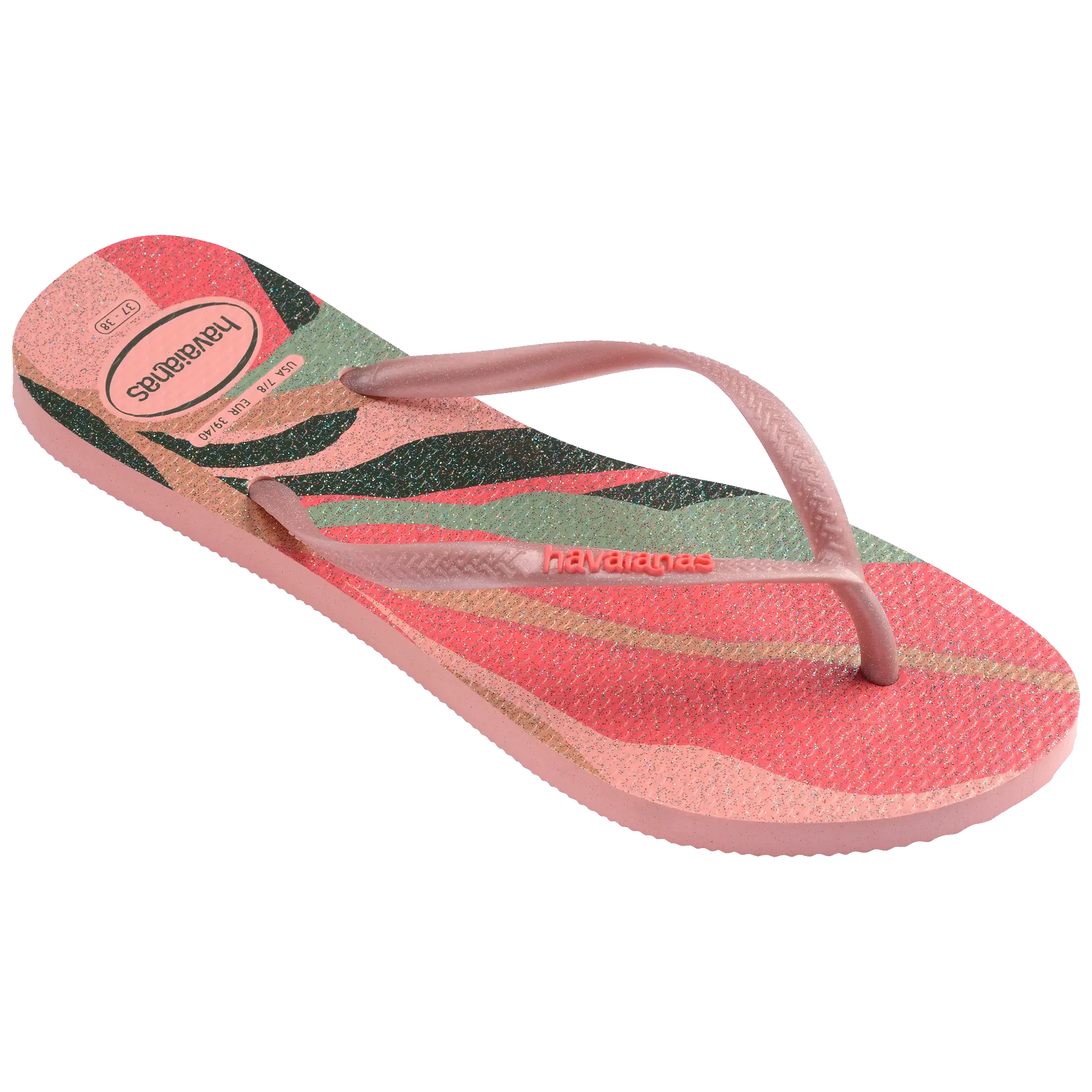 Women's Slim Palette Glow Flip Flops - Image 4