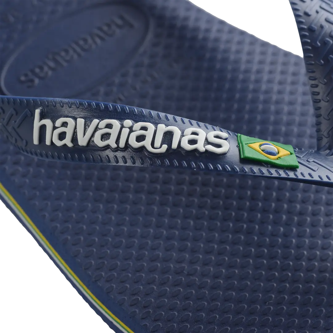 Men's Brazil Logo Flip Flops - Image 5