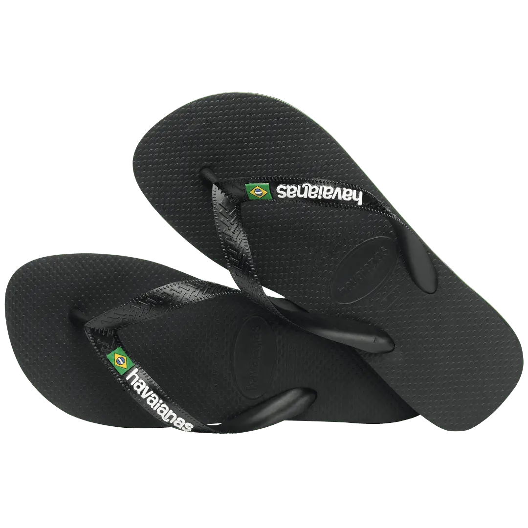 Men's Brazil Logo Flip Flops - Image 4