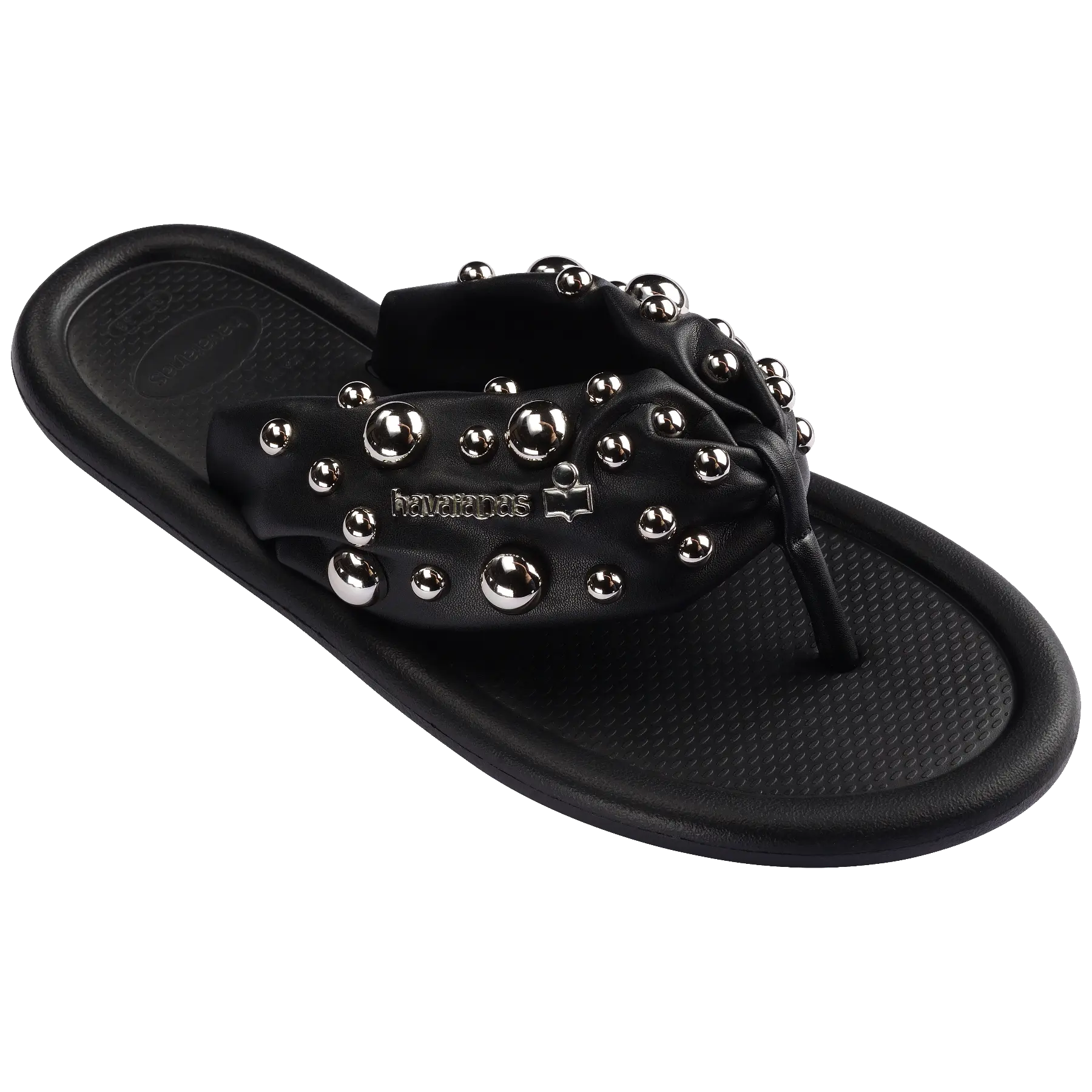 Women's Isabel Marant Maxi Puffed Studs Flip Flops - Image 4